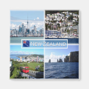 Imã NZ Auckland Skyline - Wellington panorama -