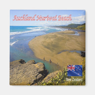 Imã NZ - Nova Zelândia - Auckland Muriwai - Beach