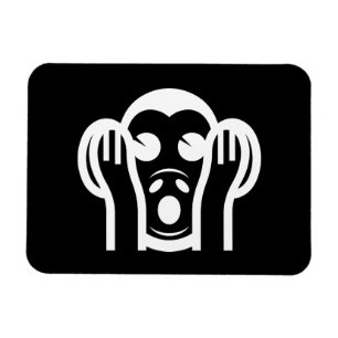 Ímã O 聞かざる sábio de Kikazaru de 3 macacos nã