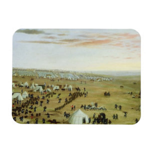 Ímã O acampamento de Uruguaiana, Rio Grande, Brasil,