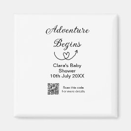 Imã O Adventure inicia a verificação do chá de fraldas