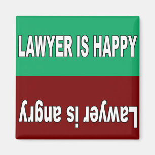 Imã O advogado é ímã feliz e irritado