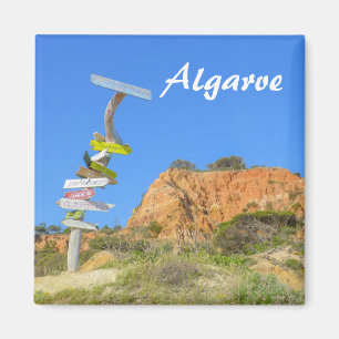 Imã O Algarve no letreiro de Portugal