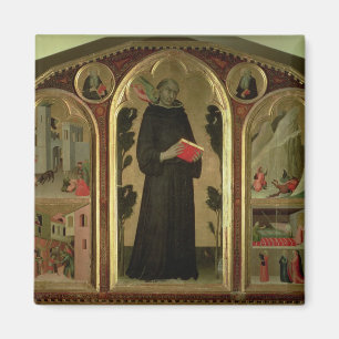 Imã O Altarpiece abençoado de Agostino Novello