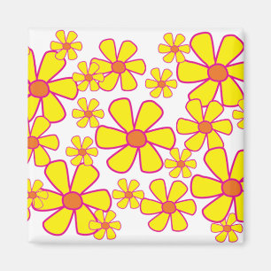 Imã O amarelo floresce o ímã