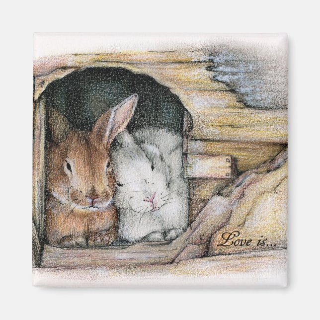 Imã O amor é... (Frente)