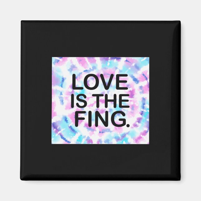 Imã O Amor É A Fing. Adesivo (Frente)