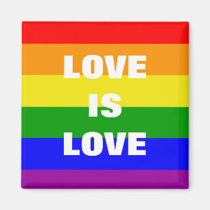 Imã o amor é amor Bandeira arco-íris