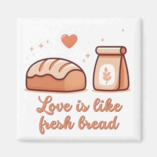Imã O amor é como pão fresco (Frente)