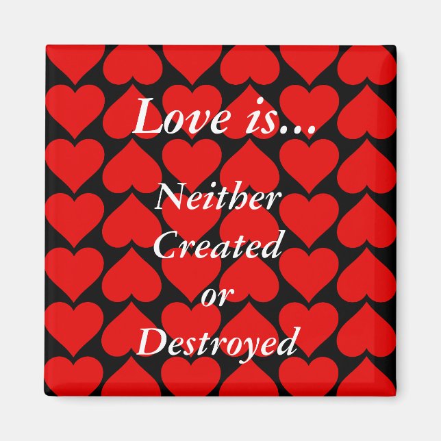 Imã O amor é ímã (Frente)