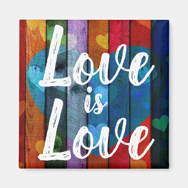 Imã "O amor é o amor" (Frente)