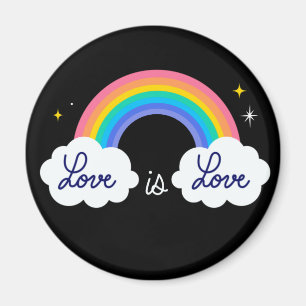 Imã O amor é o amor. LGBT+orgulho. Arco