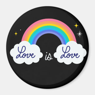 Imã O amor é o amor. LGBT+orgulho. Arco