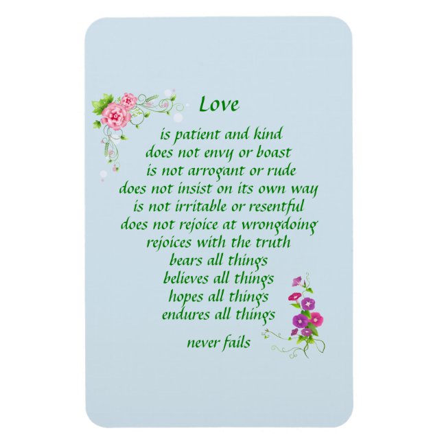 Ímã O Amor é O Maior (Vertical)