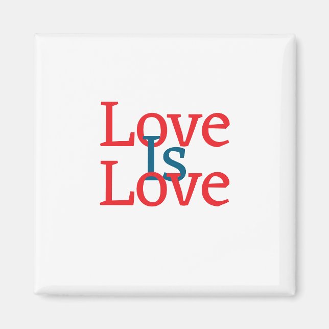 Imã O amor é o orgulho vermelho vermelho Junho Texto s (Frente)