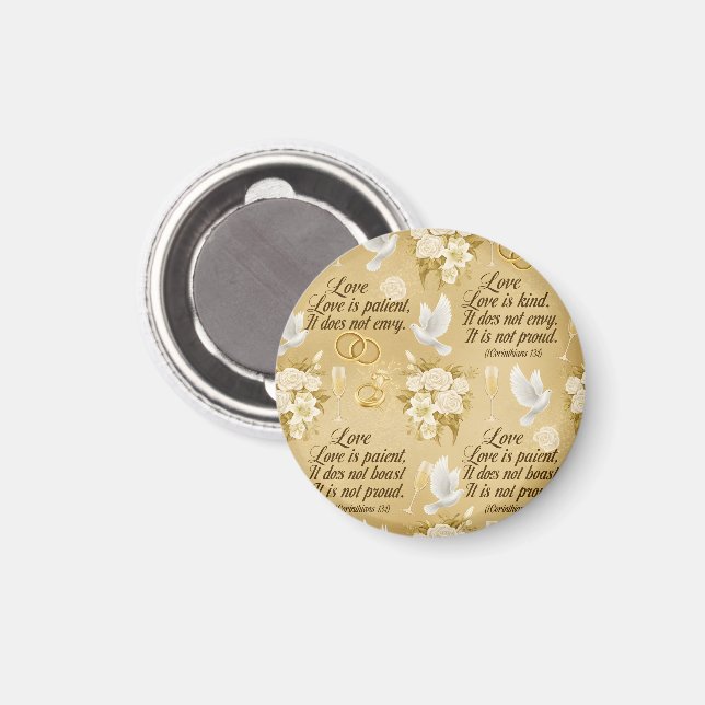 Imã O amor é paciente (Front/Back)