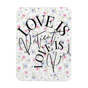 Ímã O amor é paciente, o amor é gentil