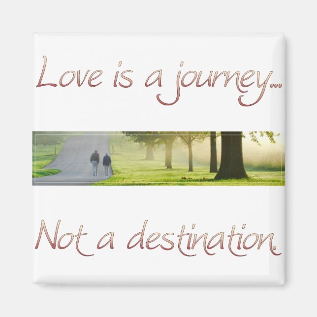 Imã O amor é uma jornada (Frente)