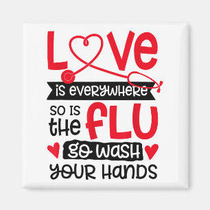 Imã O Amor Está Em Toda Parte Assim Como a Gripe Lave