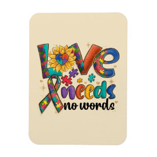 Ímã O Amor Não Precisa De Palavras - Consciência Autis