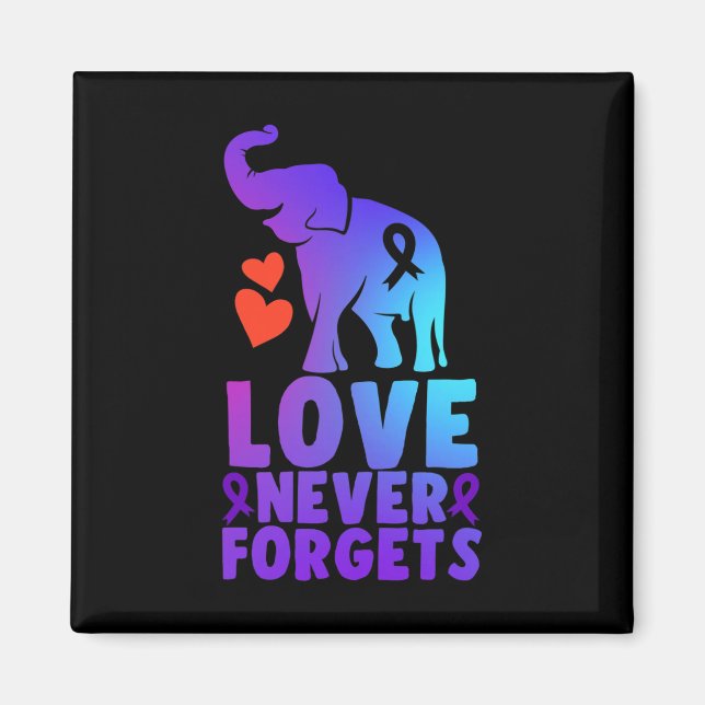 Imã O amor nunca esquece Heimerheimer Elefante 1  (Frente)