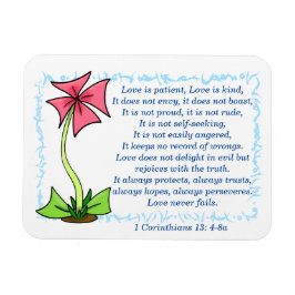 Ímã O Amor Nunca Falha no Magnet