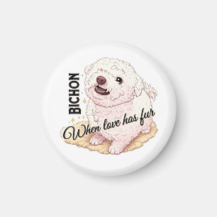 Imã O Amor Tem Bichon