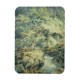 Ímã O Angler, 1794 (c/c sobre grafite no papel)