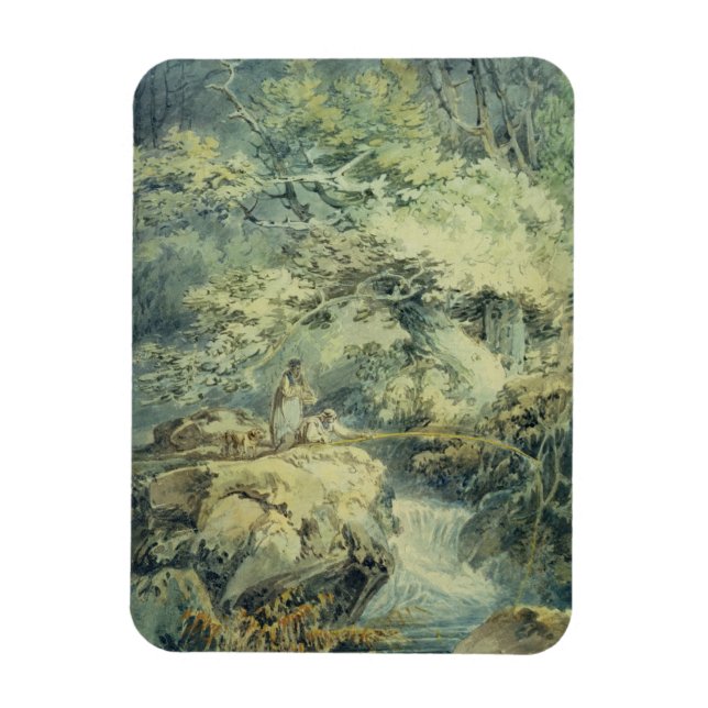 Ímã O Angler, 1794 (c/c sobre grafite no papel) (Vertical)