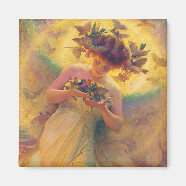Imã O Anjo das Aves Franz Dvorak 1910 (Frente)