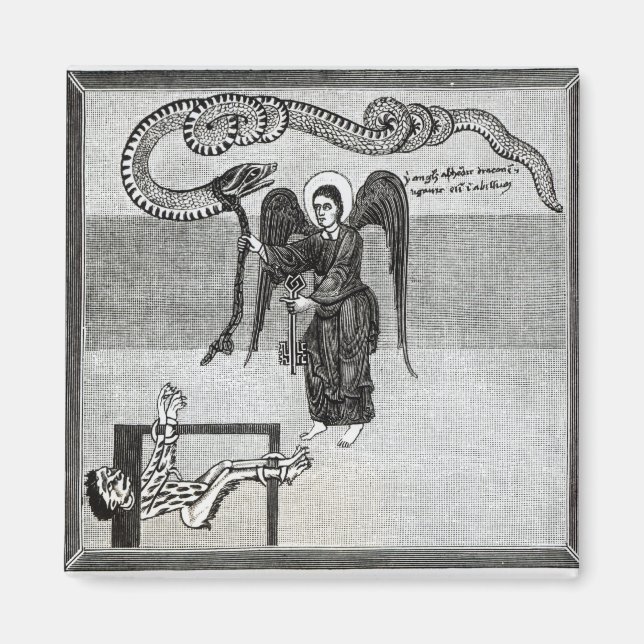 Imã O Anjo, segurando as chaves do inferno (Frente)