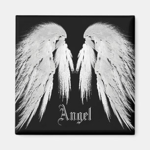 Imã O ANJO VOA o nome tocado cinzas do costume das