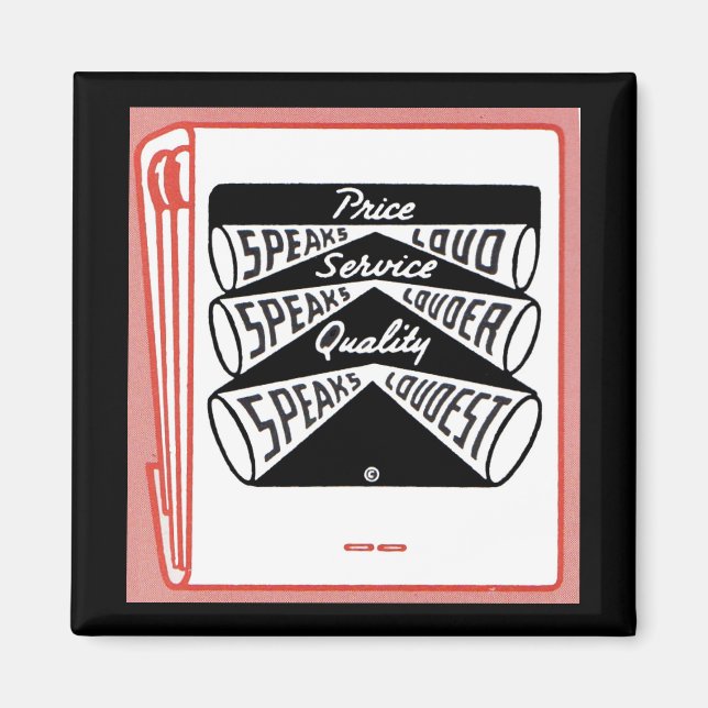 Imã O antigo preço do cobrir de fósforos fala alto (Frente)