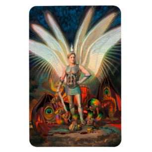 Ímã O Arcanjo Michael Derrota o Dragão