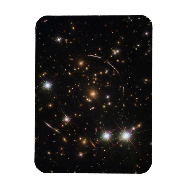 Ímã O Arco Sunburst Em Um Cluster De Galáxias Maciço (Vertical)