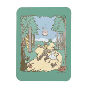 Ímã O Assistente De Oz™   Storybook Yellow Brick Roa