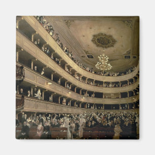 Imã O auditório do teatro velho do castelo, 1888