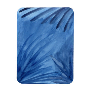 Ímã O azul abstrato sugestivo irradia a pintura da