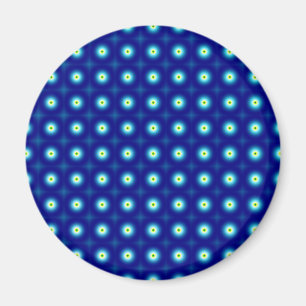 Imã O azul circunda em volta do ímã
