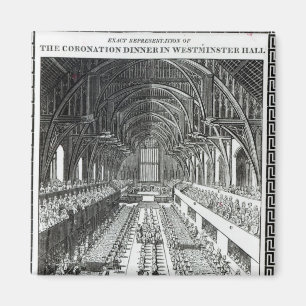 Imã O banquete da coroação em Westminster Hall