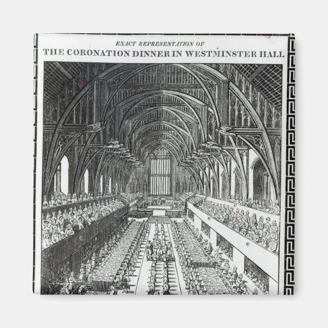 Imã O Banquete de coroação em Westminster Hall (Frente)