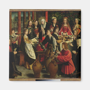 Imã O banquete do casamento em Cana, c.1500-03