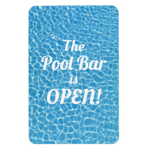 Ímã O Bar Da Piscina Está Aberto E Engraçado