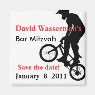 Imã O bar Mitzvah BMX salvar a data