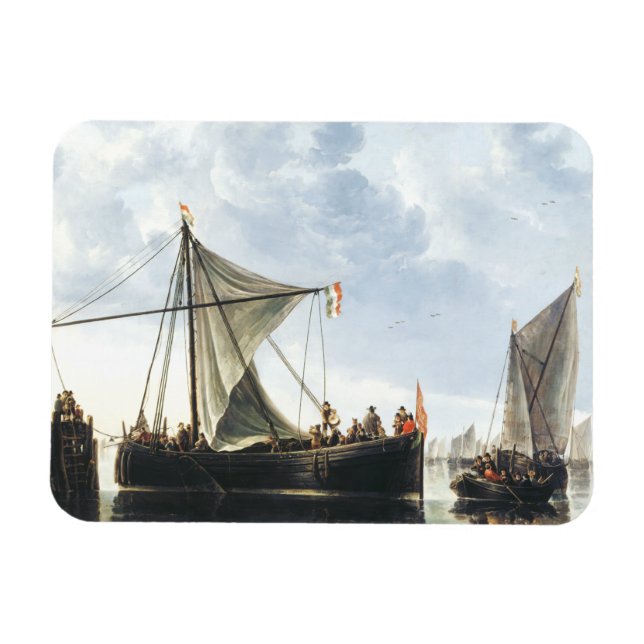 Ímã O Barco de Passagem Aelbert Cuyp (Horizontal)