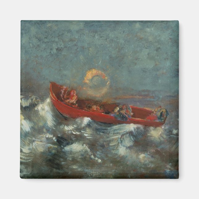 Imã O Barco Vermelho, 1905 (Frente)
