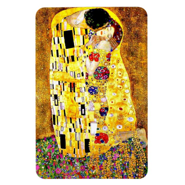 Ímã O Beijo de Gustav Klimt, (Vertical)