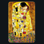 Ímã O Beijo de Gustav Klimt, belas artes<br><div class="desc">A famosa pintura de arte Beijo por Gustav Klimt</div>