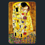 Ímã O Beijo de Gustav Klimt, belas artes<br><div class="desc">A famosa pintura de arte Beijo por Gustav Klimt</div>