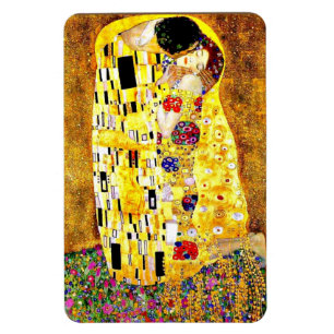 Ímã O Beijo de Gustav Klimt, belas artes